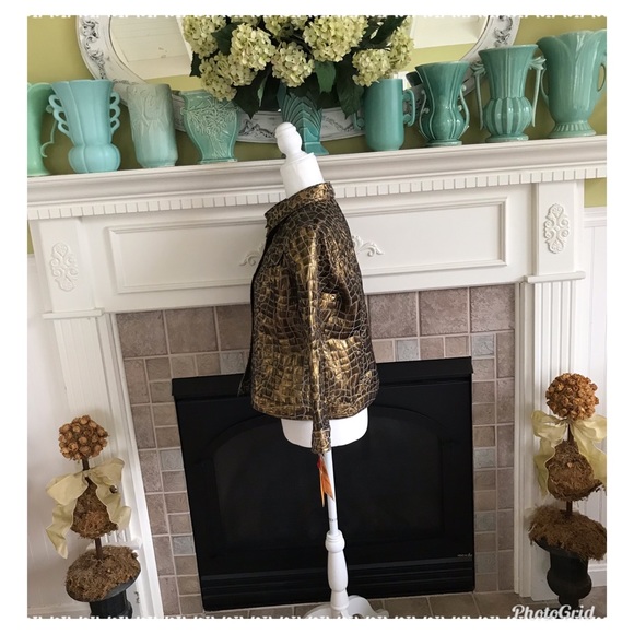 Ruby Rd. NWT Metallic jacket size 10 - Picture 2 of 8